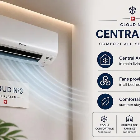 Cloud No3 Schweizer Chalet-wohnung Mit Zentraler Klimaanlage 아파트 *
