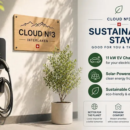 Apartamento Cloud No3 Schweizer Chalet-wohnung Mit Zentraler Klimaanlage Matten bei Interlaken